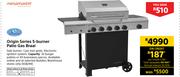 Megamaster Origin Series 5 Burner Patio Gas Braai