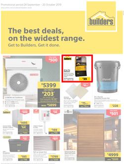 Builders Superstore Inland : The Best Deals On The Widest Range (24 Sept - 20 Oct 2019), page 1