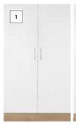 Home & Kitchen Pico Collection Built In Cupboard-1220mm