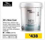 Fired Earth 20Ltr New Coat