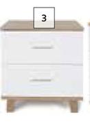 Home & Kitchen Pico Collection 2 Tone Drawer Unit-156mm x 432mm x 537mm