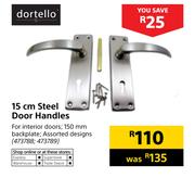 Dortello 15cm Steel Door Handles