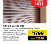 Roll-Up Garage Door 2400mm X 2100mm