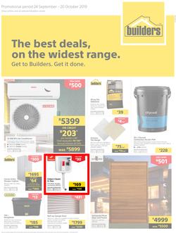 Builders Superstore KZN & EL : The Best Deals On The Widest Range (24 Sept - 20 Oct 2019), page 1