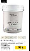 Fired Earth 20Ltr Walls & Ceilings