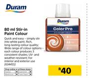 Duram 80ml Stir In Paint Colour