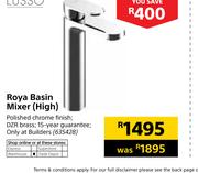 Lusso Roya Basin Mixer(High)
