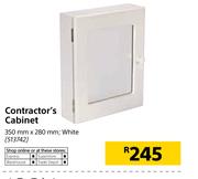 Contractor's Cabinet White-350mm x 280mm