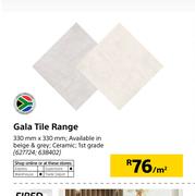 Gala Tile Range-330mm x 330mm Per Sqm