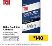 Tal 20Kg Gold Star Adhesive