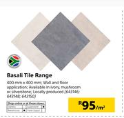 Basali Tile Range-400mm x 400mm Per Sqm