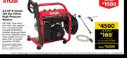 Ryobi 2.9 HP 4 Stroke 100 Bar Petrol High Pressure Washer AJP-2900