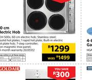 Goldair 60cm Electric Hob GEH-500s