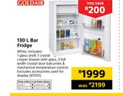 Goldair 130Ltr Bar Fridge