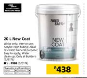Fired Earth 20Ltr New Coat