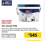 Dulux 10Ltr Acrylic PVA