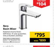 Lusso Nera Basin Mixer