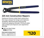 Irwin Tools 225mm Construction Nippers