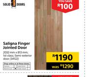 0 Solid Doors Saligna Finger Jointed Door 2032mm X 813mm