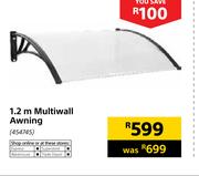 a 1.2m Multiwall Awning