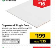  PG Bison Supawood Single Face 3mm X 183mm X 2750mm