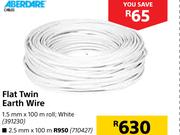  Aberdare Flat Twin Earth Wire 2.5mm X 100m