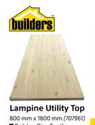 Builders Lampline Utility Top 800mm X 1800mm