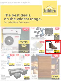 Builders Inland : The Best Deals On The Widest Range (24 Sept - 20 Oct 2019), page 1