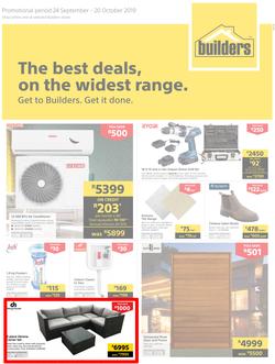 Builders Inland : The Best Deals On The Widest Range (24 Sept - 20 Oct 2019), page 1