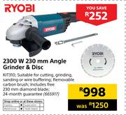 Ryobi 2300W 230mm Angle Grinder & Disc KIT310
