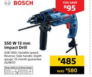 Bosch 550W 13mm Impact Drill GSB 1300