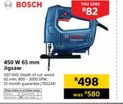 Bosch 450W 65mm Jigsaw GST 650