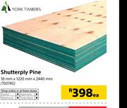 York Timbers Shutterply Pine 18mm X 1220mm X 2440mm-Each