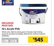 Dulux 10Ltr Acrylic PVA