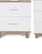 Home & Kitchen Pico Collection 2 Tone Drawer UNit-156mm x 432mm x 537mm