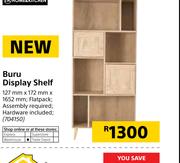 Home & Kitchen Buru Display Shelf-127mm x 172mm x 1652mm