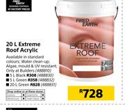 Fired Earth 20Ltr Extreme Roof Acrylic