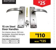Dortello 15cm Steel Door Handles