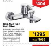 Lusso Nera Wall Type Bath Mixer
