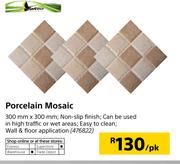 Porcelain Mosaic-300mm x 300mm Per Pack