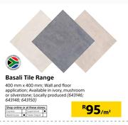 Basali Tile Range-400mm x 400mm Per Sqm