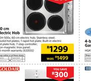 Goldair 60cm Electric Hob GEH-500S