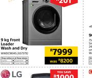 Whirlpool 9Kg Front Loader Wash & Dry WWDC9614S      