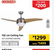 Goldair 132cm Ceiling Fan GCF-2012RWD