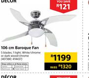 Decor 106cm Baroque Fan