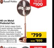 Russell Hobbs 40cm Metal Pedestal Fan