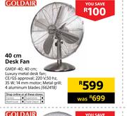 Goldair 40cm Desk Fan GMDF-40