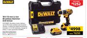 Dewalt 18V 13mm Li-Ion Brushless Hammer Drill Driver DCD796P2
