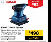 Bosch 220W Orbital Sander GSS 140
