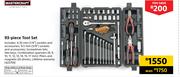 Mastercraft 93 Piece Tool Set
